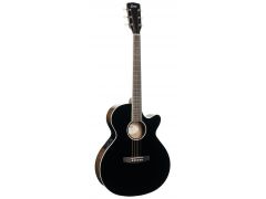 Гитара электроакустическая Cort Exotic-SFX Ash (Black Gloss)